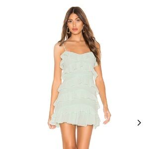 Lovers + Friends - Size Medium - Cooper Mini Dress - Mint